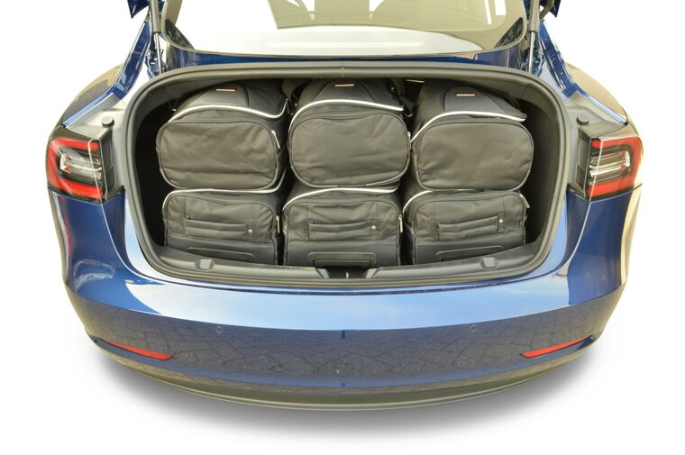 Carbags Reisetaschenset Tesla Model 3 2017 bis heute 4-T&uuml;rer Limousine