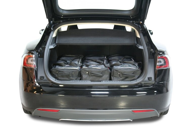Carbags Reisetaschenset Tesla Model S 2012 bis heute 5-T&uuml;rer Schr&auml;gheck