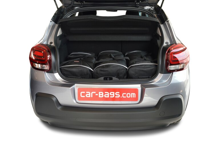 Carbags Reisetaschenset Citro&euml;n C3 III 2016-2024 5-T&uuml;rer Schr&auml;gheck