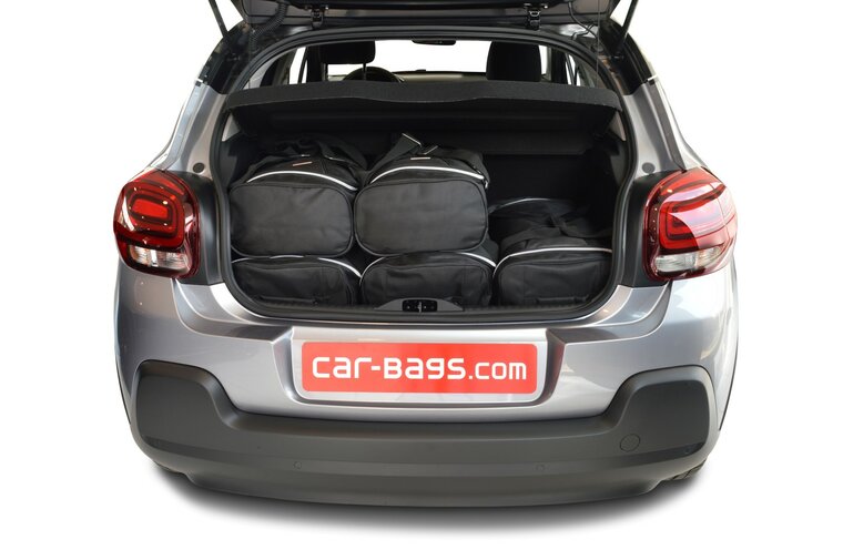 Carbags Reisetaschenset Citro&euml;n C3 III 2016-2024 5-T&uuml;rer Schr&auml;gheck