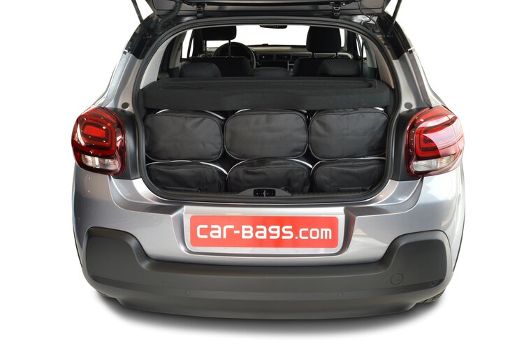 Carbags Reisetaschenset Citro&euml;n C3 III 2016-2024 5-T&uuml;rer Schr&auml;gheck