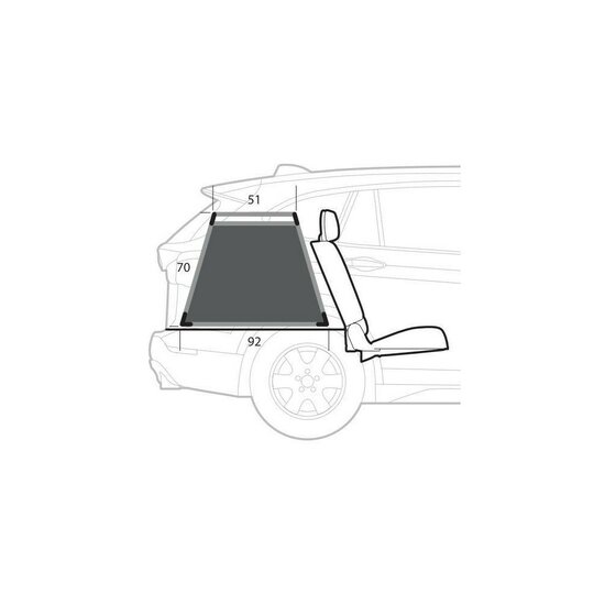 Lampa Auto-Hundebox 65 x 92 x 70H