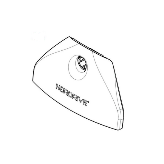 Nordrive Abdeckkappe Fu&szlig; Evos LV