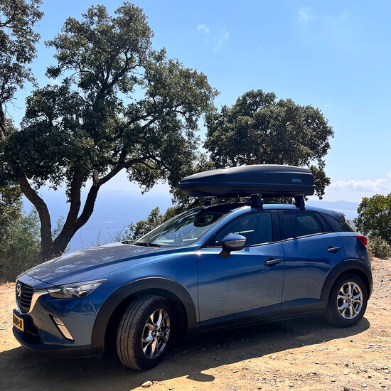 PerfectFit Dachbox 440 Liter + PerfectFit Dachtr&auml;ger Peugeot 5008 ab 2017