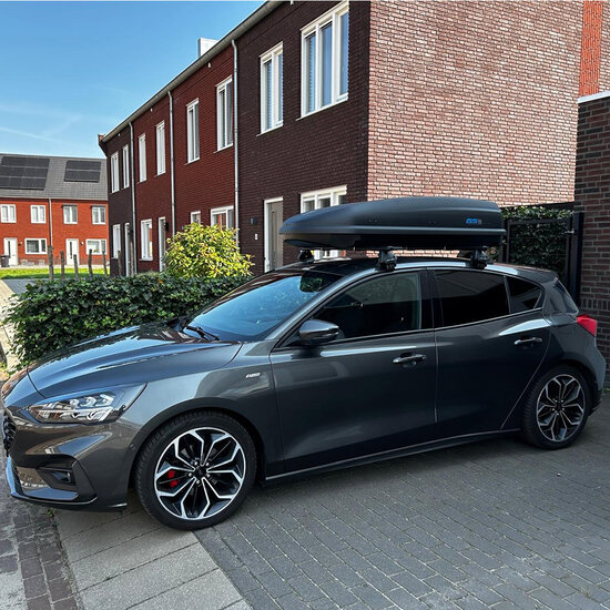 PerfectFit Dachbox 440 Liter + Nordrive Dachtr&auml;ger Ford Puma ab 11/2019