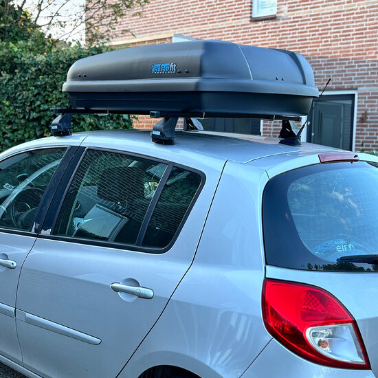 PerfectFit Dachbox 400 Liter + PerfectFit Dachtr&auml;ger Porsche Taycan Cross Turismo ab 2020