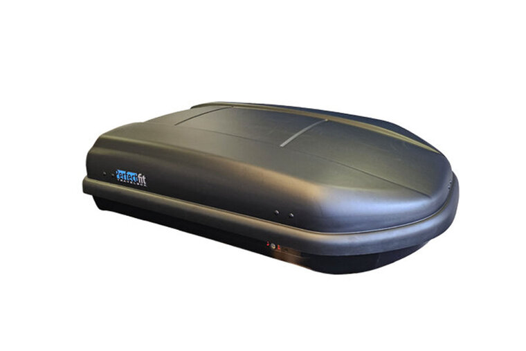 PerfectFit Dachbox 400 Liter + PerfectFit Dachtr&auml;ger Renault Laguna Kombi 2008 - 2015