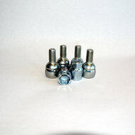 Radschloss/Felgensicherung speziell f&uuml;r Smart Fortwo tot 12/2014 Komplette-Set