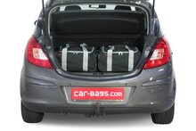 Carbags Reisetaschenset Opel Corsa D 5-t&uuml;rig Flie&szlig;heck 2006 - 2014