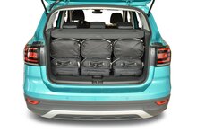Carbags Reisetaschenset Volkswagen T-Cross (C1) 5-t&uuml;rig Flie&szlig;heck ab 2018