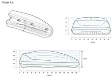 Hapro Traxer 4.6 Dachkoffer 370 Liter Antrazit