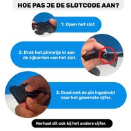 Vizorz Lockbag &ndash; Abschlie&szlig;bare Fahrradhelmtasche