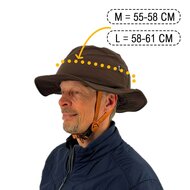 Vizorz SwitchCap Fahrradhelme - Brown sunny classic