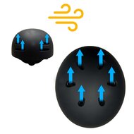 Vizorz SwitchCap Fahrradhelme - Black shiny classic