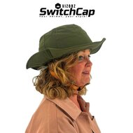 Vizorz SwitchCap Fahrradhelme - Green sunny classic