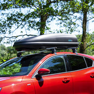 PerfectFit Dachbox 440 liter + PerfectFit Dachtr&auml;ger Opel Astra 2007 - 2010