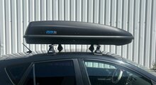 PerfectFit Dachbox 440 liter + PerfectFit Dachtr&auml;ger Skoda Octavio ab 2020