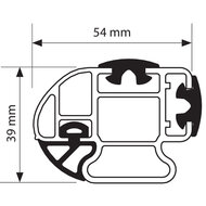 Nordrive Dachtr&auml;ger Ford Transit Connect ab 09/2024 3er-Set aluminium