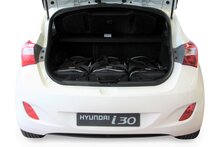 Carbags Reisetaschenset Hyundai i30 (GD) 2012-2017 5-T&uuml;rer Schr&auml;gheck