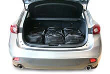 Carbags Reisetaschenset Mazda 3 (BM) 2013-2019 5-T&uuml;rer Schr&auml;gheck