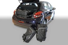 Carbags Reisetaschenset Peugeot 208 I 2012-2019 5-T&uuml;rer Schr&auml;gheck