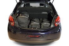 Carbags Reisetaschenset Peugeot 208 I 2012-2019 5-T&uuml;rer Schr&auml;gheck