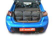 Carbags Reisetaschenset Peugeot 208 II 2019 bis heute 5-T&uuml;rer Schr&auml;gheck