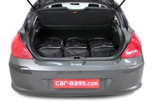 Carbags Reisetaschenset Peugeot 308 I 2007-2013 3 &amp; 5-T&uuml;rer Schr&auml;gheck