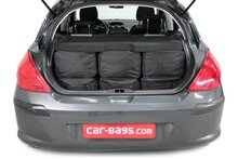 Carbags Reisetaschenset Peugeot 308 I 2007-2013 3 &amp; 5-T&uuml;rer Schr&auml;gheck