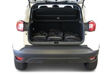 Carbags Reisetaschenset Renault Captur I 2013-2019 5-T&uuml;rer Schr&auml;gheck