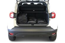 Carbags Reisetaschenset Renault Captur I 2013-2019 5-T&uuml;rer Schr&auml;gheck