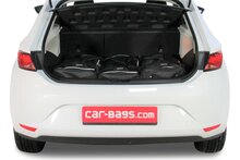 Carbags Reisetaschenset Seat Leon (5F) 2012-2020 3 &amp; 5-T&uuml;rer Schr&auml;gheck