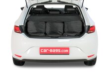 Carbags Reisetaschenset Seat Leon (5F) 2012-2020 3 &amp; 5-T&uuml;rer Schr&auml;gheck