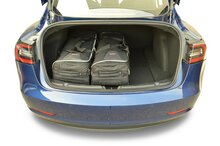 Carbags Reisetaschenset Tesla Model 3 2017 bis heute 4-T&uuml;rer Limousine