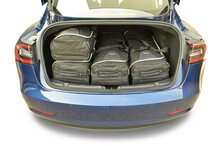 Carbags Reisetaschenset Tesla Model 3 2017 bis heute 4-T&uuml;rer Limousine