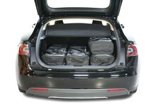 Carbags Reisetaschenset Tesla Model S 2012 bis heute 5-T&uuml;rer Schr&auml;gheck
