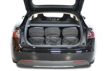 Carbags Reisetaschenset Tesla Model S 2012 bis heute 5-T&uuml;rer Schr&auml;gheck