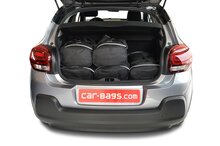 Carbags Reisetaschenset Citro&euml;n C3 III 2016-2024 5-T&uuml;rer Schr&auml;gheck
