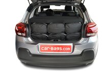 Carbags Reisetaschenset Citro&euml;n C3 III 2016-2024 5-T&uuml;rer Schr&auml;gheck