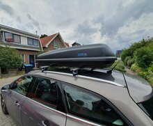 PerfectFit Dachbox 500 Liter + PerfectFit Dachtr&auml;ger Renault Captur ab 2020