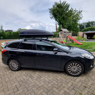 PerfectFit Dachbox 440 Liter + PerfectFit Dachtr&auml;ger Renault Captur ab 2020