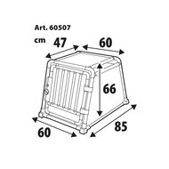 Lampa Auto-Hundebox 60 x 85 x 66H cm