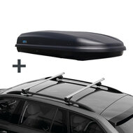 PerfectFit Dachbox 500 liter + Nordrive Dachtr&auml;ger Ford Transit Courier ab 09/2023