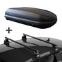 Dachbox PerfectFit 400 Liter + Dachträger Seat Leon (ohne Glasdach) 5 Türer Fließheck ab 2020