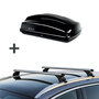 Modula Ciao 310 Liter + dachträger Audi A3 Sportback (8V) 2012 - 2020 für Geschlossene aufliegende Dachreling
