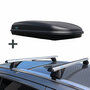 PerfectFit Dachbox 500 Liter + PerfectFit Dachträger Jaguar E-Pace ab 2018