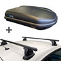 PerfectFit Dachbox 400 Liter + Nordrive Dachträger Saab 9-3 Sport Sedan 07/2005 - 06/2012