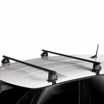 Skiträger Silver Ice ausziehbar+Dachträger K1P Alu für für Mazda 3 BM  5Türer ab