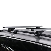 Dachträger Querträger für Hyundai Tucson TL 2015-2020 geschlossen Reling  schwarz Grundträger universal Zuschnitt Querbalken Set Eparts24