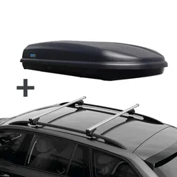 PerfectFit Dachbox 500 liter + Nordrive Dachträger Nissan Murano 10/2008 - 05/2015